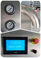 Machine professionnelle de fabrication de glace sèche au dioxyde de carbone Bloc de glace sèche faisant la machine pour l'industrie