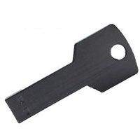 Clé USB 2.0 durable de 2 Go en forme de clé, gravée au laser, en métal, pour cadeaux promotionnels et publicitaires