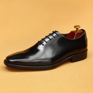 Top usine chaussures en cuir brillant de fabrication britannique chaussures d'affaires formelles pour hommes avec doublure en cuir véritable chaussures en cuir Oxford - Product Image 5