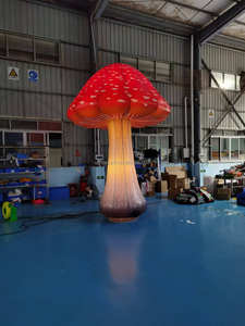 Modèle de champignon gonflable lumineux coloré <span class=keywords><strong>Alice</strong></span> au <span class=keywords><strong>pays</strong></span> <span class=keywords><strong>des</strong></span> <span class=keywords><strong>merveilles</strong></span>, ballon de champignon gonflable LED pour la décoration de scène et de fête - Product Image 3