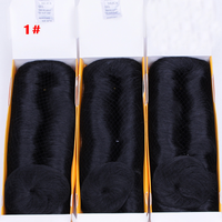 Tissage Court Ondulé de Cheveux Indiens 27 Pièces avec Closure Gratuite, Tissage de Cheveux Humains Femi 28 Pièces