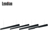3ft 4ft 5ft LED Linear Light Profil Aluminium Noir Blanc Bois Couleur Minimaliste Sans Fil LED Linear Tube Light