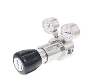 Hrdrogen-regulador de presión de cilindro de gas de baja presión, con punto de roscado