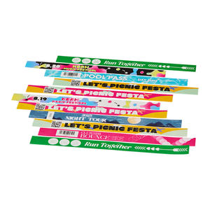 สายรัดข้อมือ AnyWristband สำหรับงานอีเว้นท์ สายรัดข้อมือ YUPO สีสันสดใส แบบแยกชิ้น ขนาด 20 มม. (3/4 นิ้ว) - Product Image 1