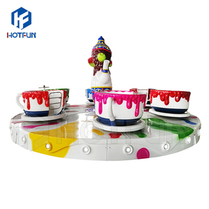 Équipement de manèges pour parc d'attractions Paix et sécurité Tasse à thé romantique 6 places à vendre - Product Image 1