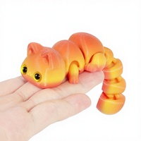 Gantungan Kunci Bunglon 3D Print 2026, Gantungan Kunci Warna-Warni Anak Kucing dan Anak Anjing Lucu untuk Tas, Dompet, Aksesoris, Dekorasi Meja, Kado Ulang Tahun