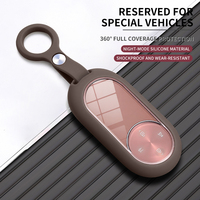 Accessoires de voiture en métal tendance, housse de protection complète pour clé de voiture à distance