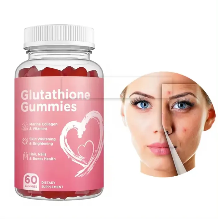 Oem Private Label Food Supplements Vegan Collagen Vitamin C E Skin Whitening L-glutathione Gummies capsules