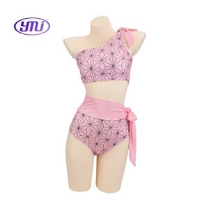Kamado Nezuko traje <span class=keywords><strong>de</strong></span> baño Cosplay adulto mujeres niñas verano Bikini <span class=keywords><strong>piscina</strong></span> <span class=keywords><strong>fiesta</strong></span> <span class=keywords><strong>ropa</strong></span> carnaval juego <span class=keywords><strong>de</strong></span> rol traje <span class=keywords><strong>de</strong></span> baño - Product Image 5