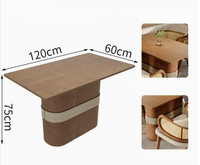 Ensemble de meubles pour restaurant, café, hôtel, bar, solution de design d'intérieur tout-en-un, table et chaise