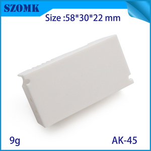 SZOMK AK-45 58*30*22mm <span class=keywords><strong>DIY</strong></span> डिजाइन इलेक्ट्रॉनिक Abs पीसी प्लास्टिक संलग्नक के लिए एलईडी ड्राइवर जंक्शन बॉक्स साधन