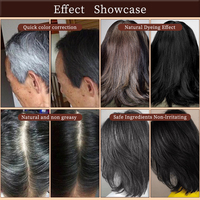Pewarna Rambut Stick Private Label Black Dressing Wand Alami Berpigmen Tinggi Tahan Lama Tahan Air Aman Anti Keringat Unisex