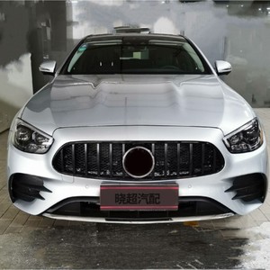 กระจังหน้ารถยนต์เมอร์เซเดส-เบนซ์ อี-คลาส W213 สีดำ ทำจากพลาสติก ABS สำหรับกันชนหน้า - Product Image 2