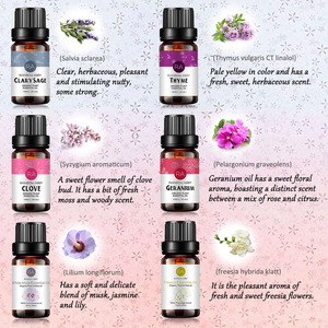 Aromaterapi hediye seti 12/10 ml 100% doğal uçucu yağ için güvenli difüzörler, masaj, aromaterapi, mum - Product Image 4