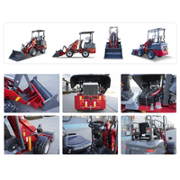 AOLITE Puissant 608H 4x4 Équipement de Construction, Engin de Terrassement, Mini-chargeuse sur Pneus Diesel pour la Construction