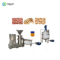 Ligne de production automatique de pâte de noisettes, de noix, d'amandes et de noix de cajou