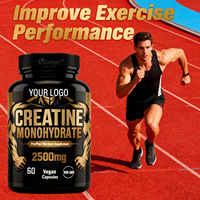 EUR US Offre Spéciale 2500mg Capsules de monohydrate de créatine pour adulte Supplément post-entraînement Croissance musculaire maigre et récupération rapide