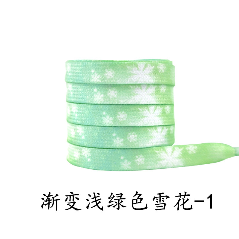 Gradient light green snowflake-1