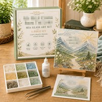 Ensemble d'art en verre marin Psalm : Confort et Force