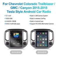 Lecteur vidéo/DVD Android Tesla IPS Navihua 12,1 pouces pour Chevrolet Colorado/Trailblazer/GMC Canyon 2015-2018 avec WiFi et Carplay