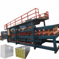 Lini Produksi Panel Sandwich Atap & Dinding Otomatis dengan 17-44 Baris Pembentukan, Daya 30KW, Produktivitas 3-8m/menit, Presisi 1mm