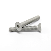 Vis de machine à tête fraisée hexagonale en acier allié revêtu Dacromet M4 M5 M6 M8 M10 Grade 10.9 DIN7991 Vente en gros Usine