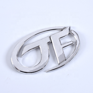 Insignias <span class=keywords><strong>de</strong></span> coche deportivo con letras cromadas, recorte <span class=keywords><strong>de</strong></span> metal, tuerca <span class=keywords><strong>de</strong></span> tornillo - Product Image 1