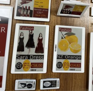 Nouvelle technologie de pointe, étiquette de prix électronique intelligente ESL de 7,5 pouces avec Wi-Fi, encre électronique, remplacement automatique, étiquette de prix pour supermarché, étiquette de prix électronique - Product Image 1