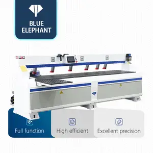 Taladro CNC de madera de elefante azul de alta calidad, máquina perforadora Horizontal de madera de un solo cabezal, para fabricación de muebles