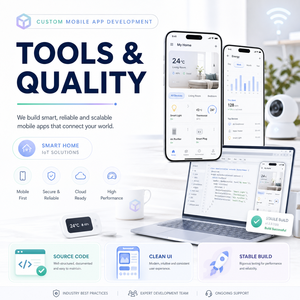 Desarrollo de Aplicaciones de Control de Dispositivos IoT para Hogar Inteligente Personalizado para IOS y Android con Monitoreo Remoto, Automatización y Control por Voz - Product Image 4
