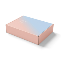 Boîtes en carton ondulé en matériaux recyclés - Emballage personnalisé écologique et biodégradable pour chaussettes et chaussures, impression UV