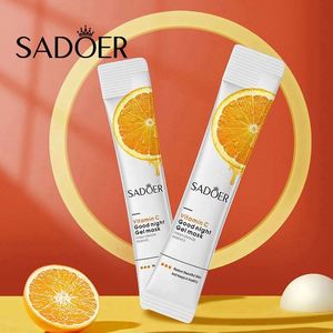 Masque facial congelé SADOER Good Night, soin de la peau, orange, vitamine C, collagène, blanchissant, raffermissant, hydratant, masque de nuit pour le visage - Product Image 1