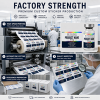 Étiquettes autocollantes personnalisées pour flacons pharmaceutiques, résistantes à la chaleur, écologiques, 3 ml, 5 ml, 10 ml, en acrylique, imperméables, avec hologramme pour laboratoires pharmaceutiques