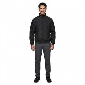 Customize <b>Zip</b> <b>Up</b> Causal Sportswear Windproof 100% Nylon Clothing Windbreaker Vintage Men Basketball <b>Jackets</b> - Product Image 1