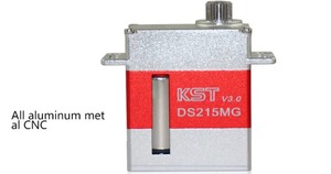 Factory Outlet KST DS215MG V8.0 Digital Coreless Swashplate Metal para 450 380 480 RC Helicóptero Metal Servo - Product Image 6