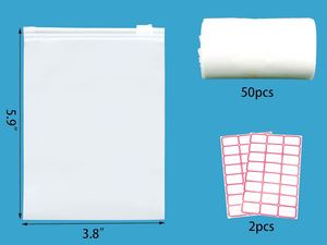 Zipper Bags for Apparel Packaging Slider Frosted Surface Gravure Printing Recycled LDPE Material ISO9001 Certified Recyclable - Product Image 2