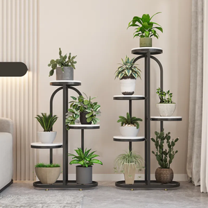 <span class=keywords><strong>Support</strong></span> à <span class=keywords><strong>fleurs</strong></span> moderne multifonctionnel à cinq niveaux en fer sur pied avec étagère <span class=keywords><strong>de</strong></span> rangement <span class=keywords><strong>pour</strong></span> salon balcon exposition <span class=keywords><strong>de</strong></span> plantes - Product Image 5