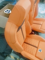 Sièges en cuir confortables pour Audi A3 Sport, compatibles avant et arrière, pour une mise à niveau des sièges cinq places