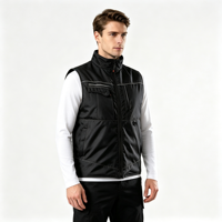 Gilet Zippé Polyester Respirant Séchage Rapide Anti-Froisses Personnalisé pour Uniforme Publicitaire Bénévole Supermarché, Multi