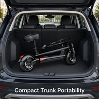 Trottinette électrique pliable avec contrôle par application intelligente - Trottinette électrique robuste avec une capacité de charge de 200 lb et clé NFC pour les marchés américain et européen