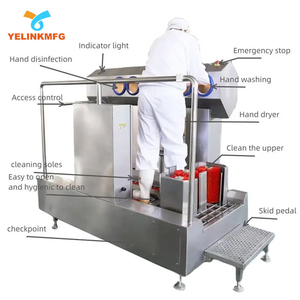 Hoàn toàn tự động một cửa rửa tay khử trùng không khí khô kiểm soát truy cập khởi động máy giặt cho Lò mổ nhà máy thực phẩm - Product Image 6