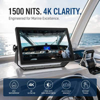 Écran de Moniteur Marin Étanche IP67 12.5 15.6 18.5 21.5 Pouces 1500 Nits Moniteur LCD Écran GPS Android Détecteur de Poissons pour Bateaux