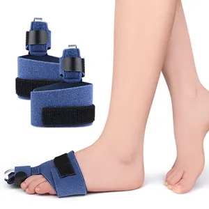 Crooked hammer toe relieve pain adjustable straps fabric Toe Splints Aluminum plate toe straighteners shields splint