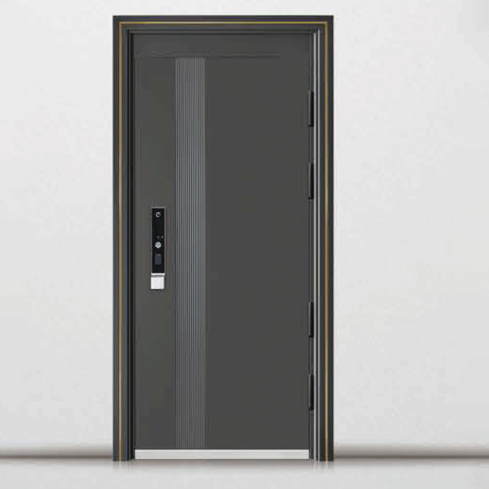 New Cheap Modern Exterior Doors for Houses Sound Insulation Front Entry Carved Aluminum Door Exterior Doors · image 3