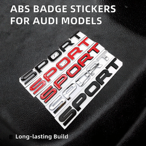 สติกเกอร์ติดรถยนต์รูปตราสัญลักษณ์ ABS ขนาด 1.8T 2.0T 3.0T สำหรับ Audi A3 A4 A5 A6 A7 Q3 Q5 Q7 โลโก้รถยนต์ ตกแต่งฝากระโปรงท้าย พร้อมป้ายระบุขนาดเครื่องยนต์ - Product Image 2