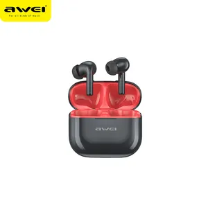 Awei BT5.3 casing pengisi daya 300mAh Headphone nirkabel Earphone Headset untuk Olahraga