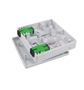 QD-APT розетка волоконно-оптическая коробка с <span class=keywords><strong>2</strong></span> портами настенная розетка для настольного компьютера ABS волоконно-оптическая распределительная коробка - Product Image 3