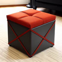 Canapé B2 Bailey Furniture en velours, lit, table basse turque, fauteuil d'appoint avec grand plateau, tabourets pliants et pouf