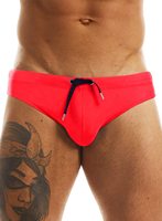 Maillots de bain pour hommes de couleur unie, slips de bain, maillots de bain à cordon de serrage, shorts de surf, caleçons de bain