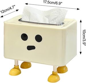 Boîtes à mouchoirs fantaisie et mignonnes en plastique pour hôtel et voiture, boîtes de rangement pour mouchoirs en papier, décoration unique, porte-serviettes pour table - Product Image 2